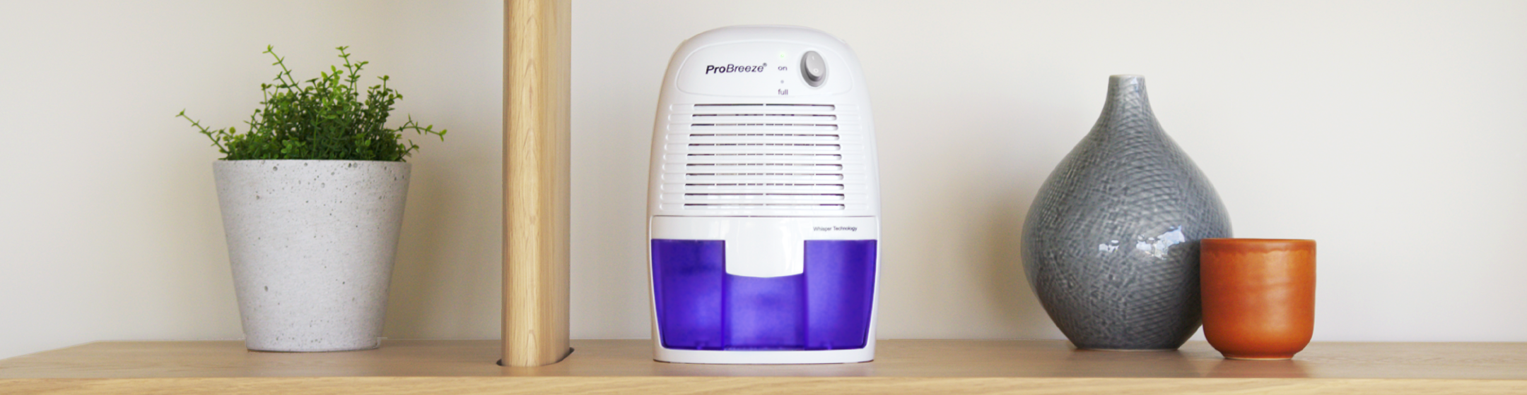 Pro Breeze Electric Mini Dehumidifier, 1200 Cubic Feet (150 sq ft), Compact  and Portable for High