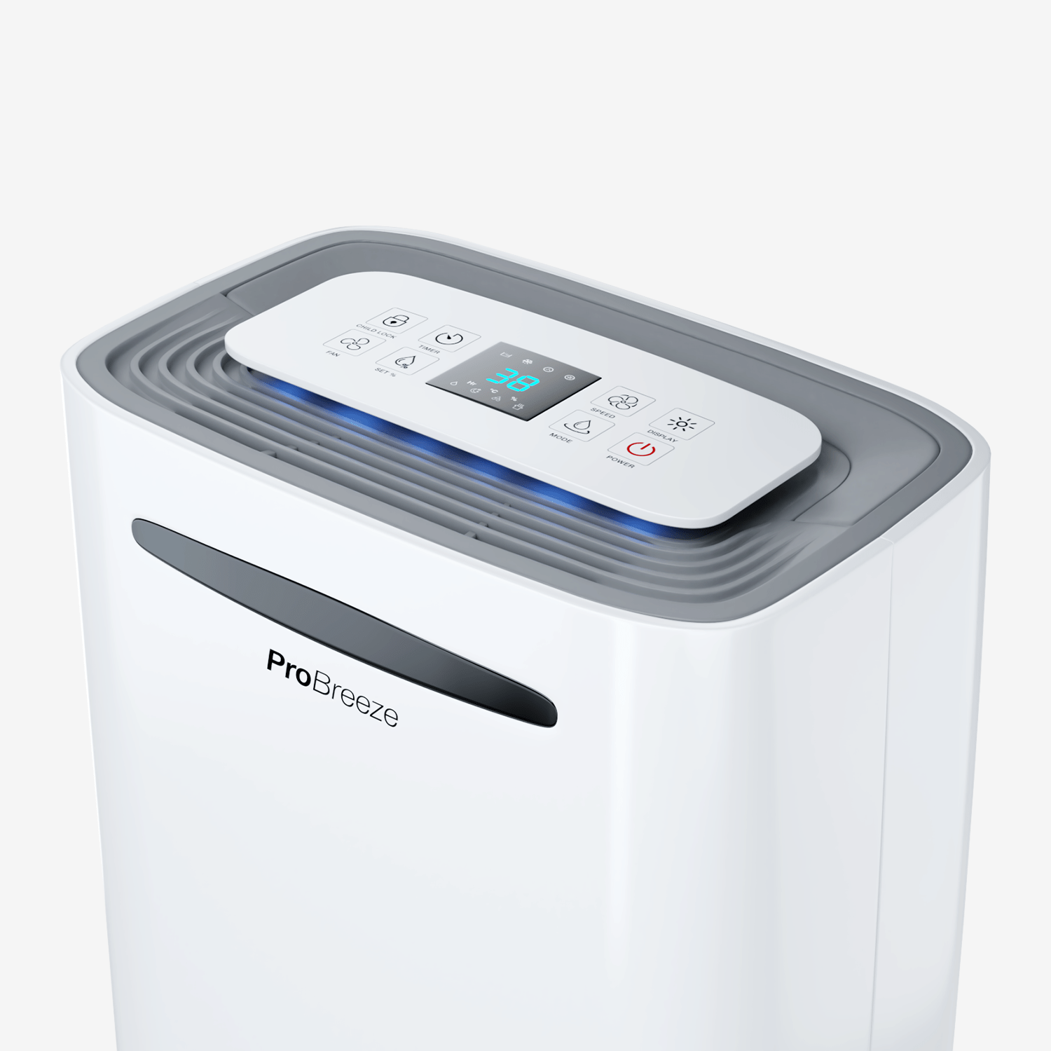 50 Pint/Day Dehumidifier - 2,000 Sq Ft Dehumidifiers for Home with Continuous Drainage