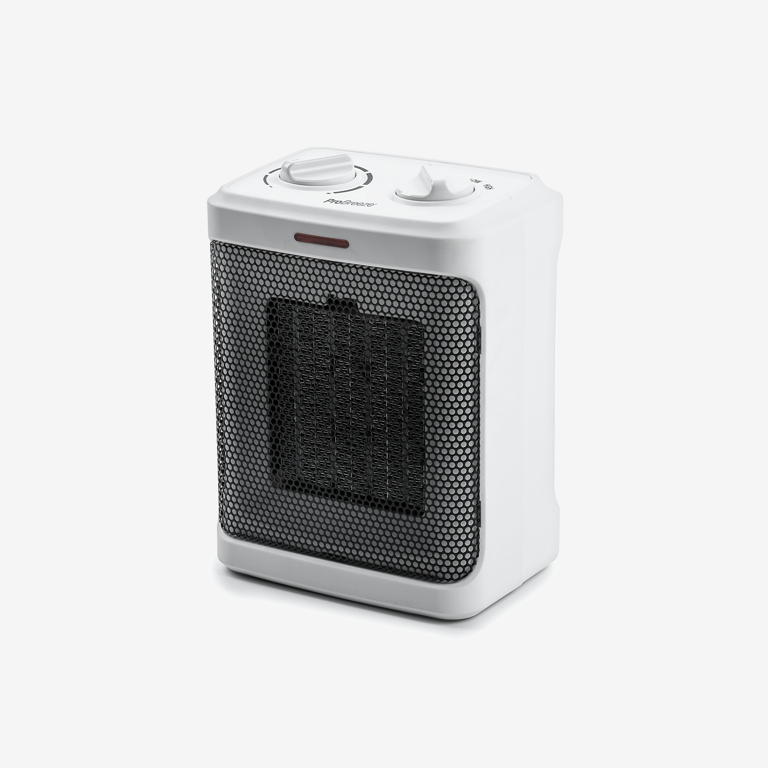 1500W Mini Ceramic Space Heater with 3 Operating Modes and Adjustable Thermostat - White