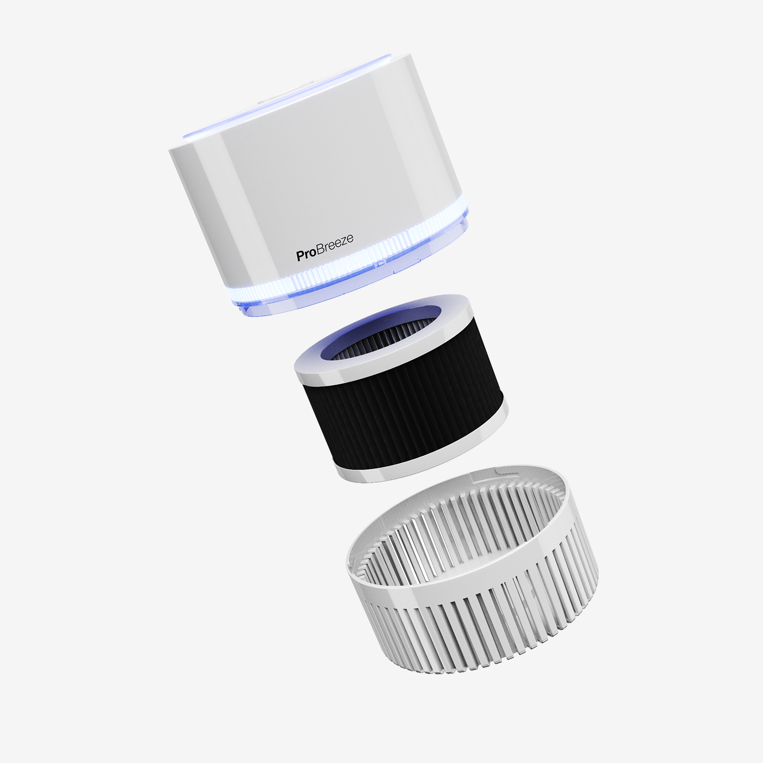Pro Breeze Purificateur d'air ultra-puissant avec lampe UV-C, ioniseur d'air,  système de filtration à 3 couches, filtre HEPA, CADR 460m³, pièces jusqu'à  140m² - Efficacité de filtration jusqu'à 99,95% : : Cuisine