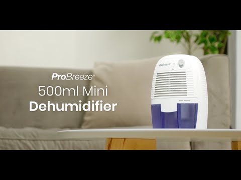 Pro Breeze Mini Déshumidificateur d'Air Compact 500 ml - Absorbeur
