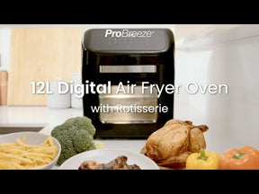 12 Quarts Large Air Fryer Oven with 12 Cooking Modes
